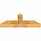 Ekena Millwork Portland Rough Sawn Timber Gable Bracket, Western Red Cedar, 48"W x 18"H x 6"D x 6"F, 9/12 Pitch GBW048X18X0606POR00RWR - alternate 3